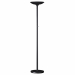 Piantane essenziali e funzionali; lo smalto riflettente all'interno della calotta assicura un'eccellente illuminazione indiretta. Base zavorrata per la massima stabilità. Dimmer sul fusto. Altezza 180cm. Led 29,9W integrato. Classe energetica: D. Made in 