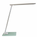 Lampada a LED integrato 6W (non sostituibile) con elegante base in vetro. Dimmer a sfioramento sulla base consente di variare 3 livelli di temperatura del colore (bianco, giallo, naturale) con una breve pressione e l’intensità della luce con una pressione