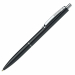 Penna a sfera a scatto con clip in metallo. Refill sostituibile.
Punta M. Colore: nero.