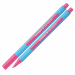 Penna a sfera Slider Edge con tecnologia Viscoglide®, inchiostro ultra scorrevole e asciugatura istantanea. Fusto gommato ergonomico, triangolare per una postura rilassata della mano. 
Punta XB. Colore rosa.