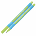 Penna a sfera Slider Edge con tecnologia Viscoglide®, inchiostro ultra scorrevole e asciugatura istantanea. Fusto gommato ergonomico, triangolare per una postura rilassata della mano. 
Punta XB. Colore verde chiaro.