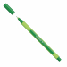 Fineliner con fusto prodotto per l'88% in plastica bio. Ampia gamma di colori. Tratto fine. Il fusto gommato a forma triangolare assicura una scrittura in tutto relax.
Tratto 0,4mm. Colore: verde abete.
