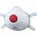 Mascherina monouso filtrante FFP3 in tessuto non tessuto con diverse fascie regolabili. Preconformata. Stringinaso regolabile. Valvola di espirazione alta performance. Giunto facciale integrato in tessuto antisudore. Scatola da 5 mascherine. Categoria DPI