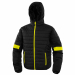 Piumino impermeabile unisex con imbottitura in fibra di poliestere 100% riciclata e tessuto antistrappo Ripstop. Cappuccio fisso e chiusura con zip. 2 tasche esterne con zip e 1 interna. Su ordinazione tutte le taglie da S a 3XL.