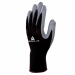 In maglia 100% poliestere. Spalmatura 100% nitrile su palmo e punta delle dita. Finezza 13. Particolarmente resistenti all' usura all'abrasione e allo strappo. Ottima destrezza. Impieghi: Manipolazione di pezzi a contatto con oli, grassi e vernici. Catego