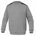 Felpa sportiva con rinforzo spalle e gomiti. Polsini e parte bassa della giacca con bordo a coste. Fodera interna pile 65% poliestere 35% cotone.Rinforzi  in tessuto poliestere Oxford, rivestimento poliuretano. Colore grigio. Questo dispositivo non è un D