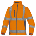 Giacca con chiusura zip antifreddo, maniche staccabili e 5 tasche. Fondo maniche con finitura sbieco e parte bassa regolabile tramite elastico. Tessuto 