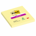 Blocchetti da 70 foglietti riposizionabili colore Giallo Canary. Grazie all'adesivo rinforzato si attaccano praticamente su tutte le superfici e non lasciano traccia. Ideali per superfici difficili o verticali. Formato 101 x 101mm.