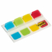 Segnapagina autoadesivo scrivibile e riposizionabile formato 15,8x38mm, utile per archiviare o da utilizzare come divisorio. Doppio spessore per mantenere la rigidità. Colori classici: turchese, lime, giallo, rosso.