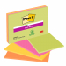 Foglietti Post-it® Super Sticky per meeting colori Neon - 1 blocco verde neon, 1 blocco giallo neon, 1 blocco arancio neon, 1 blocco fucsia. Formato XXXL. Confezione da 4 blocchetti senza film singolo da 45 fogli f.to 203x152mm.