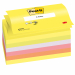 Incollatura a fisarmonica un foglietto tira l'altro. Utilizzabili con uno dei tanti dispenser per foglietti Post-it Z-Notes. Ogni blocchetto contiene 100 foglietti riposizionabili.
Formato 76x127mm. Colore: assortiti neon.