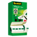 Nastro Scotch Magic 810 adesivo permanente, scrivibile e invisibile su carta e fotocopia. Non secca, non ingiallisce e si può tagliare con le mani.
