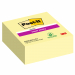 Cubo di blocchetti da 270 foglietti riposizionabili colore Giallo Canary. Grazie all'adesivo rinforzato si attaccano praticamente su tutte le superfici e non lasciano traccia. Ideali per superfici difficili o verticali. Formato 76 x 76mm.