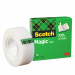 Nastro Scotch« Magic 810 adesivo permanente, scrivibile e invisibile su carta e fotocopia. Non secca, non ingiallisce e si può tagliare con le mani.