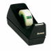 Dispenser C38 per nastri adesivi da tavolo per rotoli max 19mm x 33mt. Colore nero. Fornito vuoto.