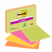 Foglietti Post-it® Super Sticky per meeting colori Neon - 1 blocco verde neon, 1 blocco giallo neon, 1 blocco arancio neon, 1 blocco rosa neon. Formato XXL. Confezione da 4 blocchetti senza film singolo da 45 fogli f.to 101x152mm.