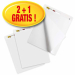 Blocco da 30 fogli bianchi mobili con adesivo Post-it® Super Sticky. Il foglio può essere attaccato e riposizionato più volte come un grande foglio Post-it®. Ideale anche per cavalletti.