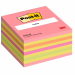 L'originale formato 76x76mm in un cubo colorato da 450 fogli, per non rimanere mai senza un foglietto Post-it. Pratici ed allegri nelle tonalità di colori assortiti Neon e Pastello. Colore: rosa guava (x2), limone neon (x4), arancio acceso, rosa power, ve