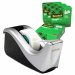 Confezione con 1 dispenser C60 colore argento e 4 rotoli Scotch Magic 810 19mm x 33mt. Comodo e compatto si adatta a qualsiasi tipo di scrivania. Sistema di cambio rotolo facile e veloce.