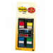 Segnapagina autoadesivi, scrivibili e riposizionabili per una efficace organizzazione del proprio lavoro. Disponibili in diversi colori. Confezioni da 200 segnapagina da 25,4x43,2 mm nei colori rosso, blu, giallo e verde. Pi¨ 48 segnapagina mini freccia n