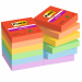 Blocchetti da 90 foglietti riposizionabili assortiti nei colori speziati. Grazie all'adesivo rinforzato si attaccano praticament su tutte le superfici e non lasciano traccia. Ideali per superfici difficili o verticali. Formato 47,6 x 47,6mm. Colore Playfu