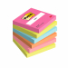 Blocco foglietti Post-it® Notes, blocco da 100 fogli 76x76mm, colori forti da giallo a fucsia Popmistic.