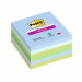 Foglietto Post-it® Super Sticky con adesivo rinforzato può essere applicato anche su superfici difficili e ruvide. Blocchetti da 90 fogli cad. Colori Oasis: blu jeans, verde menta, verde lime, verde trifoglio, verde cristallo di mare. Formato 101x101mm.