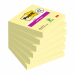 Blocchetti da 90 foglietti riposizionabili assortiti nei colori. Hanno una presa maggiore e durano più a lungo grazie alla forza adesiva doppia rispetto ai foglietti Post-it tradizionali. Perfetti per superfici verticali o con scarsa aderenza quali monito