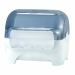Dispenser porta rotolo da banco in ABS carenato. Indicato l'utilizzo nel settore alimentare e nella ristorazione, a norma HACCP. Ideale anche per essere appeso a muro, idoneo per bobine idustriali da 800strappi diametro max 270mm. Dimensioni: 36x32x32cm.
