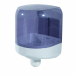 Dispenser murale per rotolo carta asciugamani a sfilamento interno. Dimensioni massime rotolo diametro 240mm h240mm. Dotato di imbuto regolabile per carta pretagliata. Dimensioni dispenser h335xp275xl256mm.