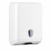 DISPENSER ASCIUGAMANI PIEGATI BIANCO MAR PLASTDISPENSER PORTA ASCIUGAMANI PIEGATI A ''C'' A ''Z'' A ''V''. CAPACITA' 400 FOGLI. DIMENSIONI H375XP137XL280MM COLORE BIANCO CON LENTE RISERVA