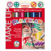 Astuccio con 6 stick in colori assortiti metallizzati. Facile da usare e facilmente lavabile con acqua e sapone. Dermatologicamente e microbiologicamente testato. Privo dei principali allergeni e senza parabeni. Non contiene grassi. Il prodotto è conforme