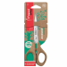 Lame e rivetti in acciaio inossidabile. Comfort e precisione per ogni tipo di impugnatura. Anelli ergonomici 3D realizzati al 50% in fibra di legno.Garanzia 10 anni. Blister in cartoncino kraft riciclato 85%. Disponibili in 3 formati.