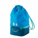 Lunch bag con base a prova di perdita per Lunch Box, da portare in posizione orizzontale. Base realizzata in materiale isolante per una ideale conservazione del cibo. Smile con occhi e bocca in materiale riflettente.