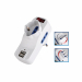 Adattatore di rete rotante con interruttore. Spina da 16 A. 2 porte USB (5 Vcc, 500 mA). 2 prese bipasso 2P+T 10/16 A. 1 presa Schuko/bipasso 10/16 A. Portata massima 1500 W.