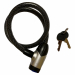 Lucchetto a spirale a due chiavi. Dimensioni ?12x650mm. Consigliato per biciclette e moto.