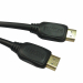 Cavo hdmi alta velocità con ethernet, connettori dorati, versione 1.4b, 4K 30Hz, arc. compatibile full hd 1080p, 2k-4k, 3d. lunghezza 5mt., confezione in blister