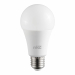 Lampada LED Classe tipo F luce bianca fredda (6000K). Potenza 15W. Potenza equivalente 108w. Risparmio energetico 86%. Tensione di lavoro 220-240v. Attacco E27. Cri >80. Lumen 1673. Angolo di illuminazione >200¦. Misure d.60 x h. 121mm.