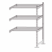 Scaffale regolabile ad alta capacità con sistema di montaggio a incastro, senza alcun attrezzo. Scaffali in acciaio 12,5/10 e verniciatura epossidica. Portata massima 180 Kg per ripiano. Altezza 2 metri, larghezza 1 metro, profondita 35cm. Il modulo base 
