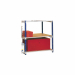 Set 5 ripiani in legno profondità 35cm per 1mt di lunghezza. Da utilizzare con kit iniziale e kit aggiunta degli scaffali paperflow.