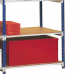 Ripiano in truciolato per scaffale Rang'Eco. Dimensioni: L100 x P68 cm.