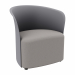 Poltrona club di nuova generazione! Struttura a guscio in PP e sedile imbottito e rivestito in tessuto 100% poliestere. Lo stile contemporaneo e il comfort  di seduta rendono la poltrona Crown ideale per le sale d'attesa, zone convesazione o ristoro. 
• D