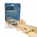 Guanti in puro lattice naturale, per pelli sensibili. Uso domestico. Presa Antiscivolo. Colore bianco.