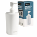 Accessori per il bagno in polipropilene, con finitura bianca. Formato contenuto circa 450ml.