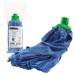 Mop in microfibra 200gr. Sistema colore per prevenire la contaminazione batterica tra diversi ambienti.