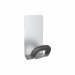 Facile da utilizzare: nessuna vite necessaria! Struttura in acciaio. Può essere utilizzato su tutte le superfici metalliche (armadietti,porte ecc. Portata massima 5 - 6kg. Dimensioni: L7,4 x P6,8 x H14,3cm. Colore: acciaio.