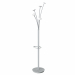 Appendiabiti in acciaio e abs con base appesantita. Dotato di 5 supporti abito e portaombrelli con raccogli acqua. Dimensioni:ø 35 x 175cm