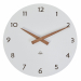 Orologi eleganti e di tendenza ideale per aree di ricevimento e uffici. Struttura in MDF colori soft con lancette in noce. Movimento al quarzo di alta precisione. Silenzioso. Funziona con una batteria AA (non inclusa). Dimensione Ø 30cm - spessore 5mm. Ga