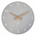 Orologi eleganti e di tendenza ideale per aree di ricevimento e uffici. Struttura in MDF colori soft con lancette in noce. Movimento al quarzo di alta precisione. Silenzioso. Funziona con una batteria AA (non inclusa). Dimensione Ø 30cm - spessore 5mm. Ga