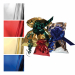 Buste regalo in ppl metal lucido 40x60cm rosso senza patella adesiva